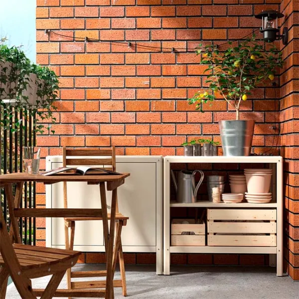 Etajeră Ikea Kolbjorn Beige / Oțel zincat photo 3 Etajeră Ikea Kolbjorn Beige / Oțel zincat photo 3