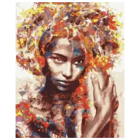 Pictură pe numere BrushMe Necunoscuta în culori BS51400 50 x 40 cm / Verticală