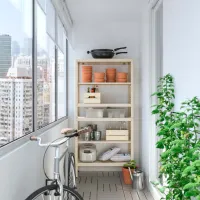 Etajeră Ikea Kolbjorn Beige / Oțel zincat photo 2