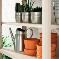 Etajeră Ikea Kolbjorn Beige / Oțel zincat photo 3