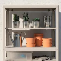 Etajeră Ikea Kolbjorn Beige / Oțel zincat photo 4