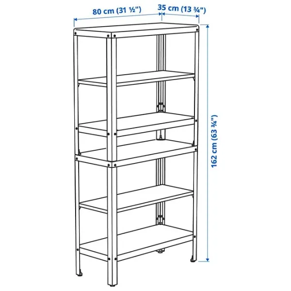 Стеллаж Ikea Kolbjorn Бежевый / Оцинкованная сталь photo 5 Стеллаж Ikea Kolbjorn Бежевый / Оцинкованная сталь photo 5