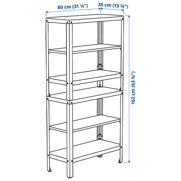 Стеллаж Ikea Kolbjorn Бежевый / Оцинкованная сталь photo 5 Стеллаж Ikea Kolbjorn Бежевый / Оцинкованная сталь photo 5