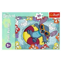 Puzzle Trefl Lilo&Stitch on vacation 3+/ Numărul de piese: 30 photo 3