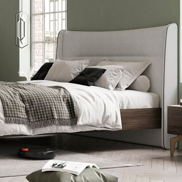 Кровать Dogtas Piero 180 x 200 см / ЛДСП / Светло-серый photo 2