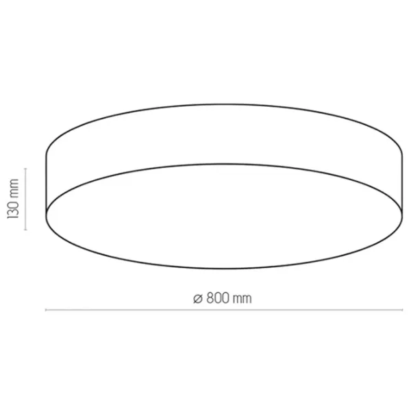 Plafonieră TK Lighting Rondo 800 mm / Plastic photo 2 Plafonieră TK Lighting Rondo 800 mm / Plastic photo 2