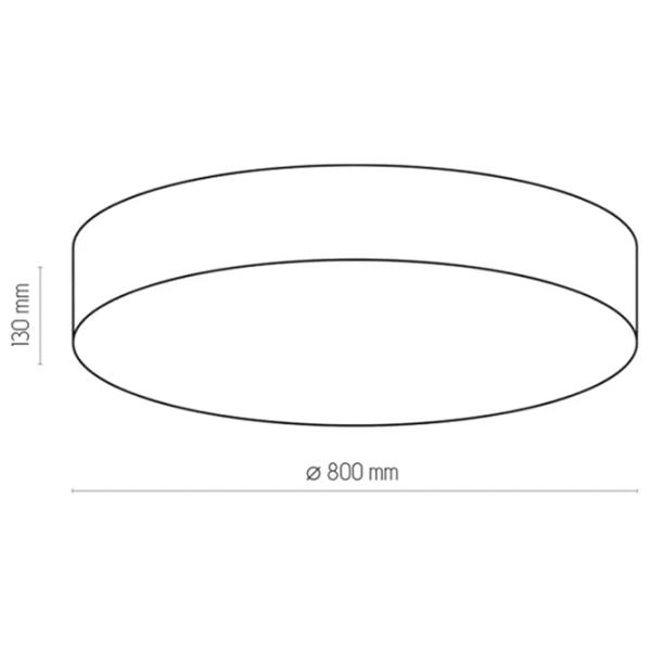 Plafonieră TK Lighting Rondo 800 mm / Plastic photo 2 Plafonieră TK Lighting Rondo 800 mm / Plastic photo 2