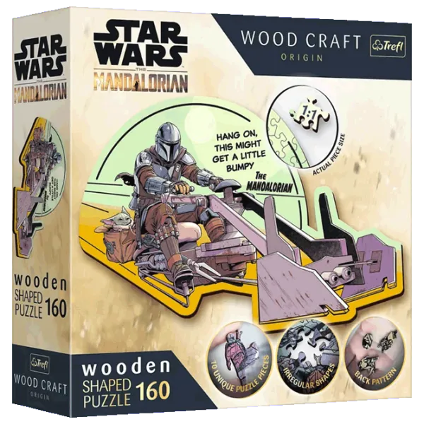 Puzzle Trefl The Mandalorian - Reunite 9+/ Numărul de piese: 160 photo 1 Puzzle Trefl The Mandalorian - Reunite 9+/ Numărul de piese: 160 photo 1