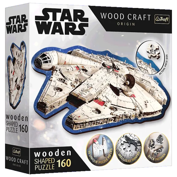 Puzzle Trefl Millennium Falcon 9+/ Количество деталей: 160 photo 1 Puzzle Trefl Millennium Falcon 9+/ Количество деталей: 160 photo 1