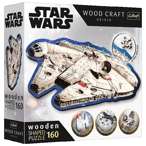 Puzzle Trefl Millennium Falcon 9+/ Количество деталей: 160 photo 1 Puzzle Trefl Millennium Falcon 9+/ Количество деталей: 160 photo 1