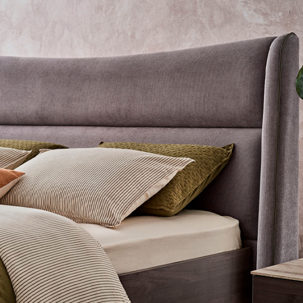 Кровать Dogtas Piero 180 x 200 см / ЛДСП / Тёмно-серый photo 3