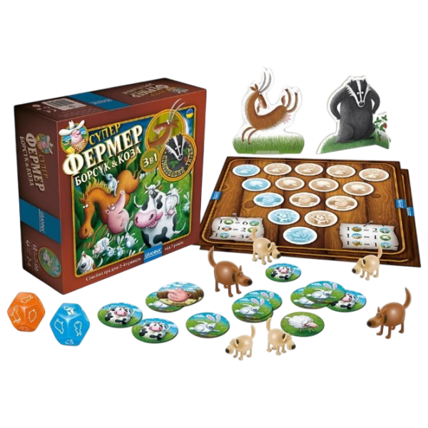 Joc de masă Granna Super Farmer 3 in 1 7+/ Strategie photo 4