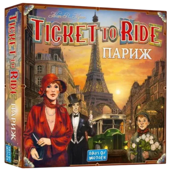 Настольная игра Lord of Boards Ticket To Ride: Paris 8+/ Стратегия photo 1