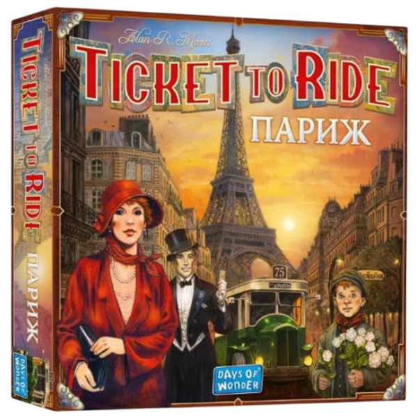 Настольная игра Lord of Boards Ticket To Ride: Paris 8+/ Стратегия photo 1