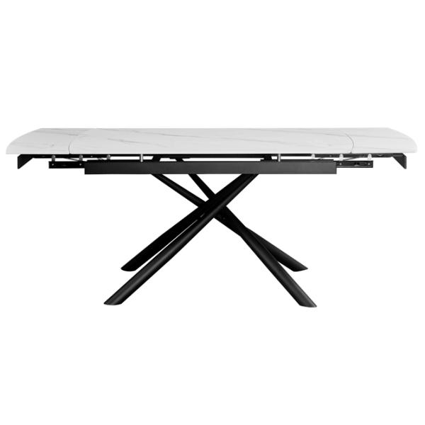 Masă de bucătărie extensibilă DecoPrim Ritmo PAL/ White photo 2 Masă de bucătărie extensibilă DecoPrim Ritmo PAL/ White photo 2