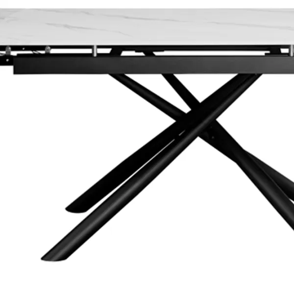 Masă de bucătărie extensibilă DecoPrim Ritmo PAL/ White photo 3 Masă de bucătărie extensibilă DecoPrim Ritmo PAL/ White photo 3