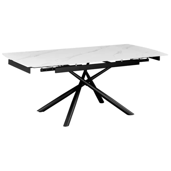 Masă de bucătărie extensibilă DecoPrim Ritmo PAL/ White photo 5 Masă de bucătărie extensibilă DecoPrim Ritmo PAL/ White photo 5