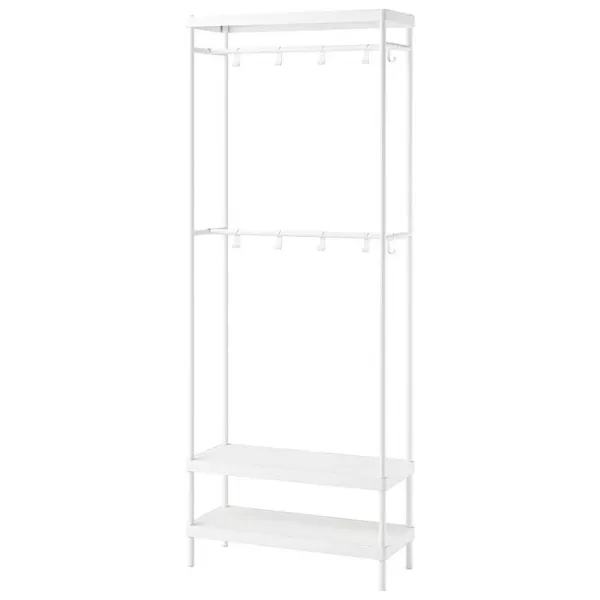 Etajeră Ikea Mackapar White / Oțel photo 1 Etajeră Ikea Mackapar White / Oțel photo 1