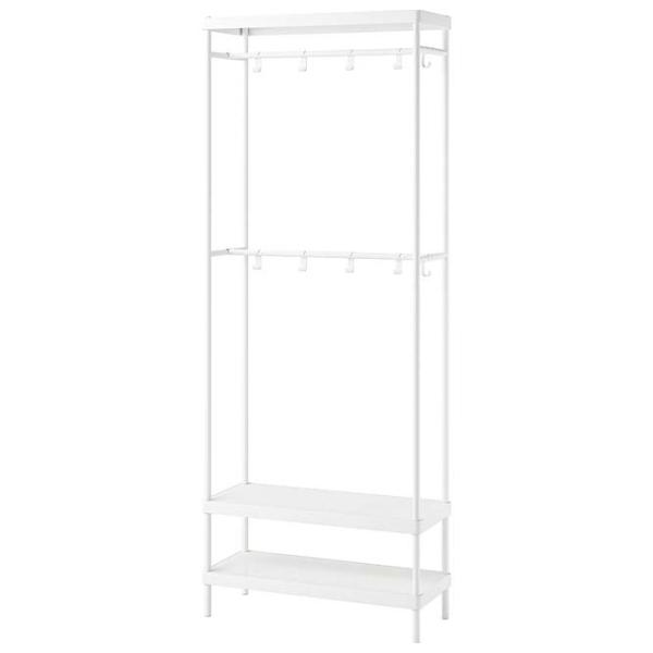 Etajeră Ikea Mackapar White / Oțel photo 1 Etajeră Ikea Mackapar White / Oțel photo 1