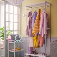 Etajeră Ikea Mackapar White / Oțel photo 2
