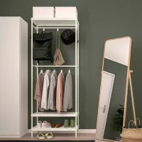 Etajeră Ikea Mackapar White / Oțel photo 3