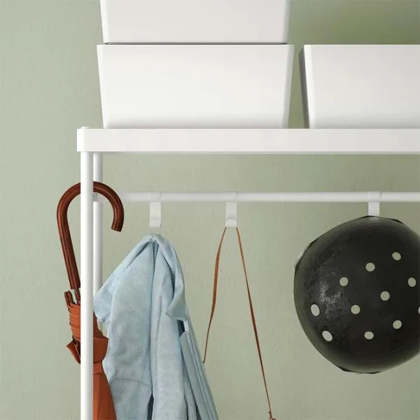 Etajeră Ikea Mackapar White / Oțel photo 5 Etajeră Ikea Mackapar White / Oțel photo 5