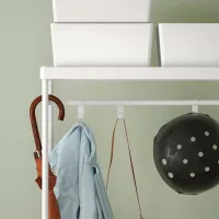 Etajeră Ikea Mackapar White / Oțel photo 5