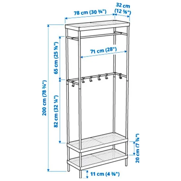 Etajeră Ikea Mackapar White / Oțel photo 6 Etajeră Ikea Mackapar White / Oțel photo 6