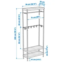 Etajeră Ikea Mackapar White / Oțel photo 6