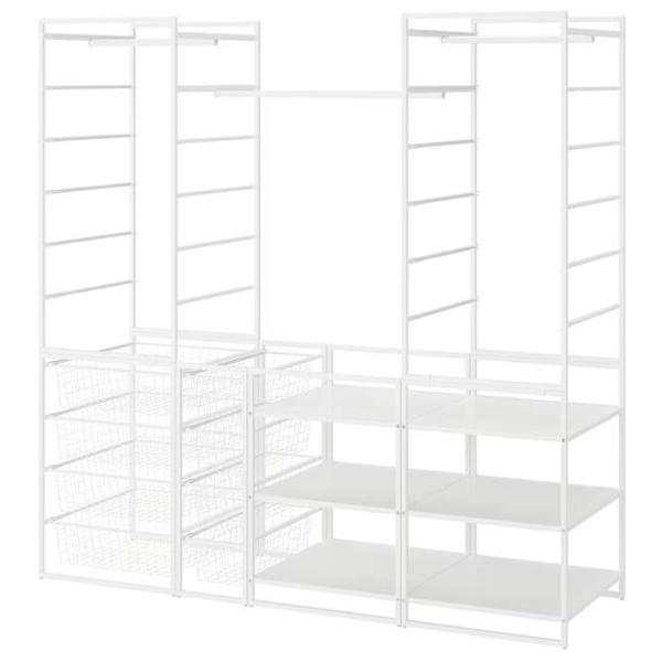 Etajeră Ikea Jonaxel White / Oțel photo 1