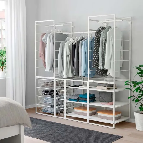Etajeră Ikea Jonaxel White / Oțel photo 3