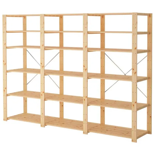 Стеллаж Ikea Hejne Белый / Массив photo 1 Стеллаж Ikea Hejne Белый / Массив photo 1
