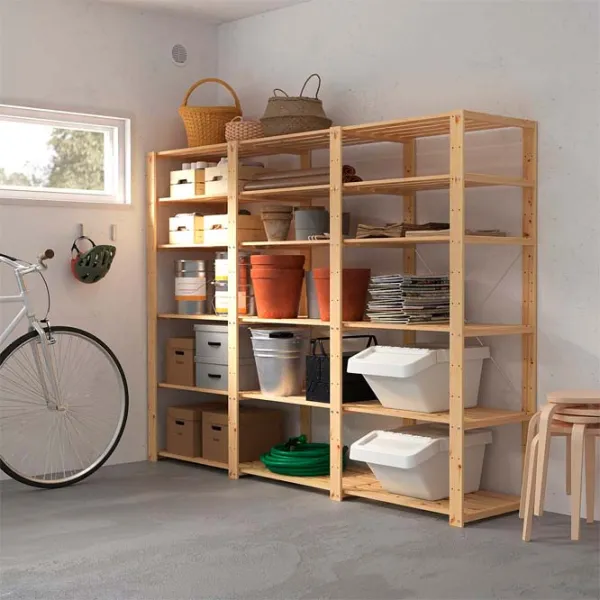 Стеллаж Ikea Hejne Белый / Массив photo 2 Стеллаж Ikea Hejne Белый / Массив photo 2