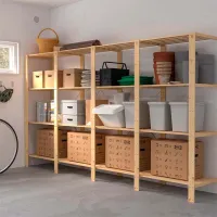 Etajeră Ikea Hejne White / Masiv photo 3
