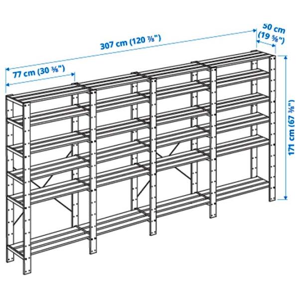 Etajeră Ikea Hejne White / Masiv photo 4 Etajeră Ikea Hejne White / Masiv photo 4