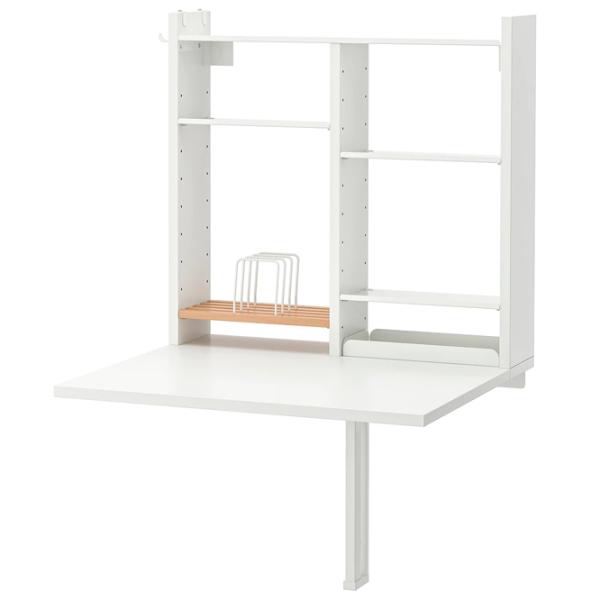 Masă de bucătărie fixă Ikea Norberg PAL/ White photo 1