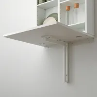 Masă de bucătărie fixă Ikea Norberg PAL/ White photo 2