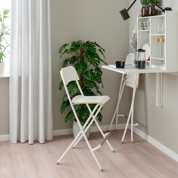 Masă de bucătărie fixă Ikea Norberg PAL/ White photo 7