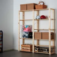 Etajeră Ikea Hejne White / Masiv photo 2
