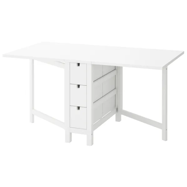 Masă de bucătărie extensibilă Ikea Norden PAL/ White photo 1