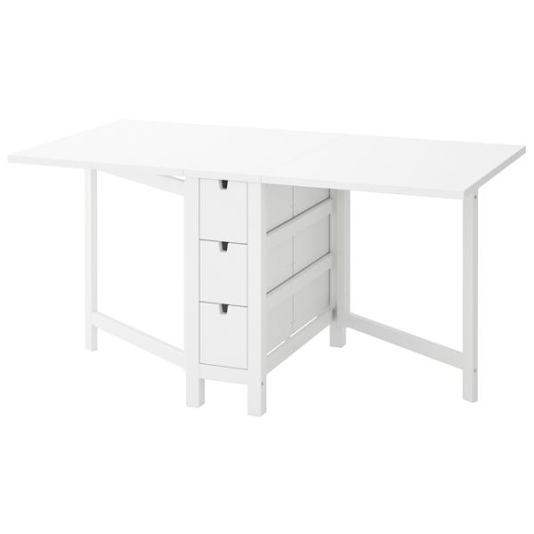 Masă de bucătărie extensibilă Ikea Norden PAL/ White photo 1