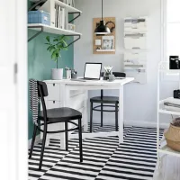 Кухонный стол раскладной Ikea Norden ДСП/ Белый photo 6