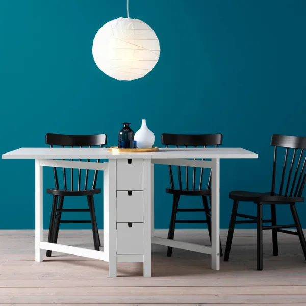 Masă de bucătărie extensibilă Ikea Norden PAL/ White photo 8