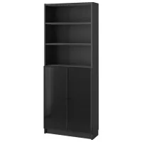 Стеллаж Ikea Billy/Hogbo Черный / МДФ