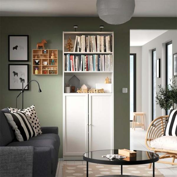 Etajeră Ikea Billy/Oxberg White / MDF photo 2