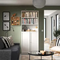 Etajeră Ikea Billy/Oxberg White / MDF photo 2