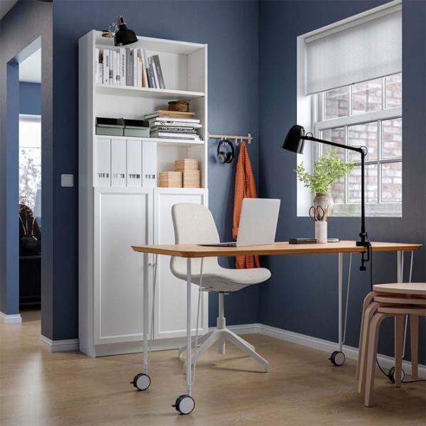 Etajeră Ikea Billy/Oxberg White / MDF photo 3