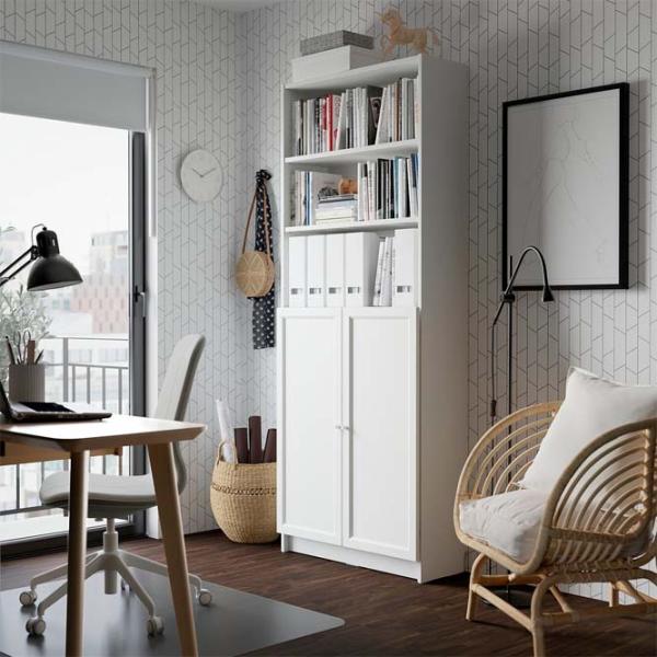 Etajeră Ikea Billy/Oxberg White / MDF photo 5