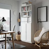 Etajeră Ikea Billy/Oxberg White / MDF photo 5