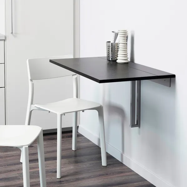 Masă de bucătărie pliabilă Ikea Bjursta PAL/ Black photo 2